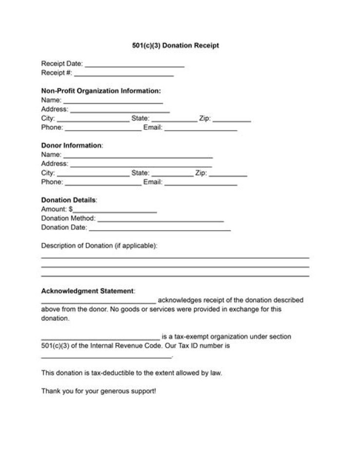 Are 501c3 non profit organization donations tax deductible?