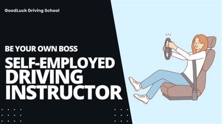 Are driving instructors self-employed?