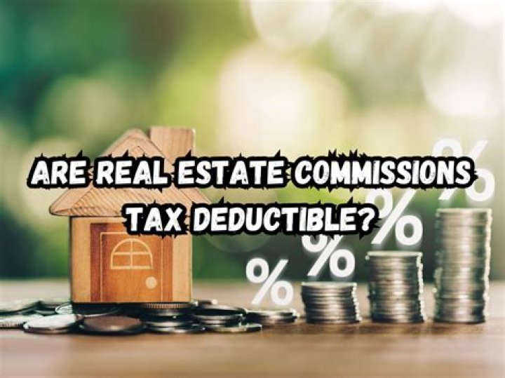 Are home sale commissions tax deductible?