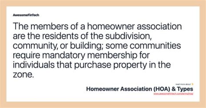 Are homeowner associations mandatory?