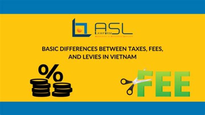 Are levies taxes?