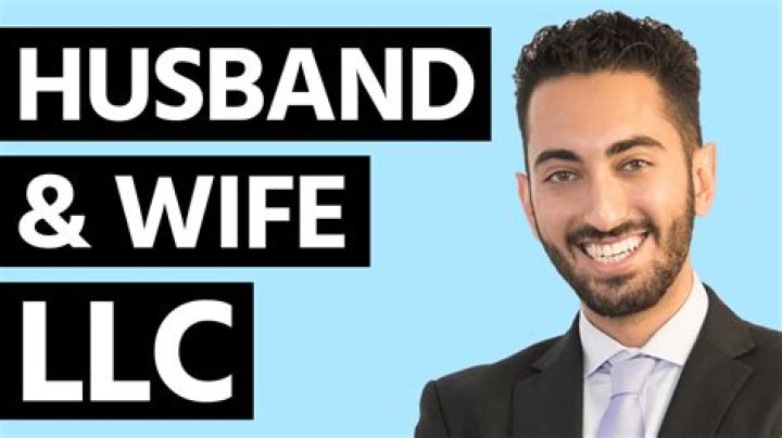 Can a husband and wife LLC file taxes?