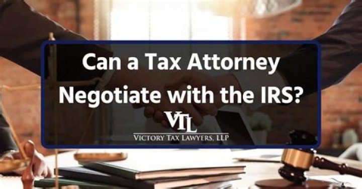 Can a tax attorney negotiate with irs?