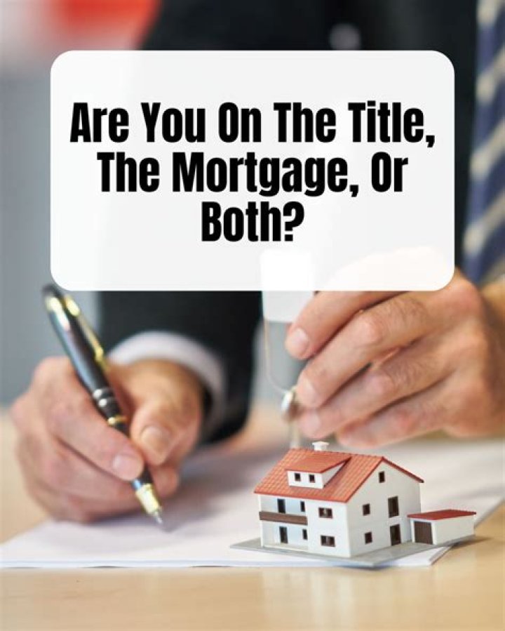 Can both spouse be on title but not mortgage?