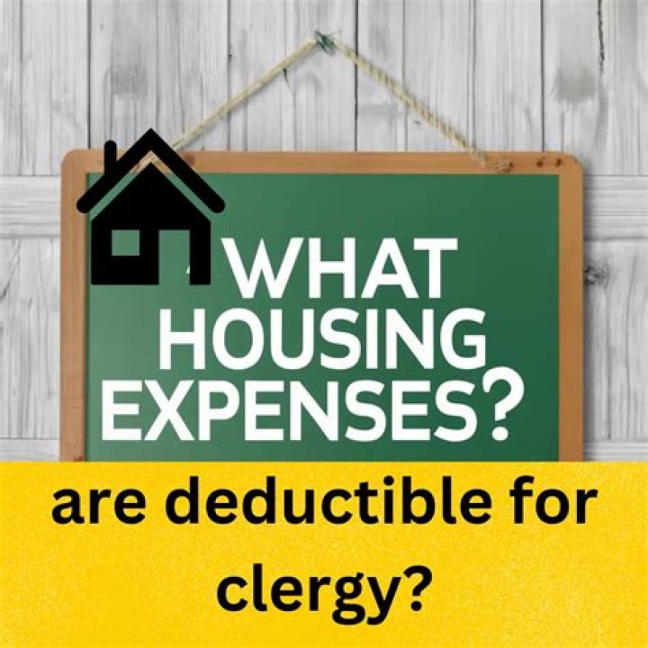 Can clergy deduct housing expenses?