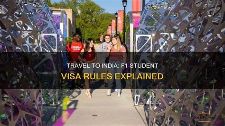 Can f1 students travel to India now?