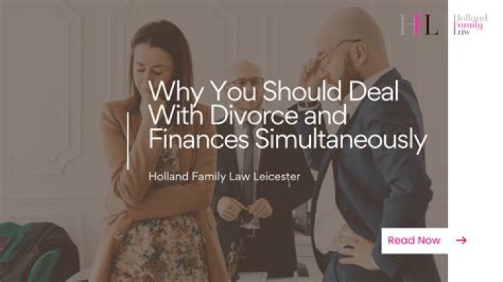 Can finances be sorted after divorce?