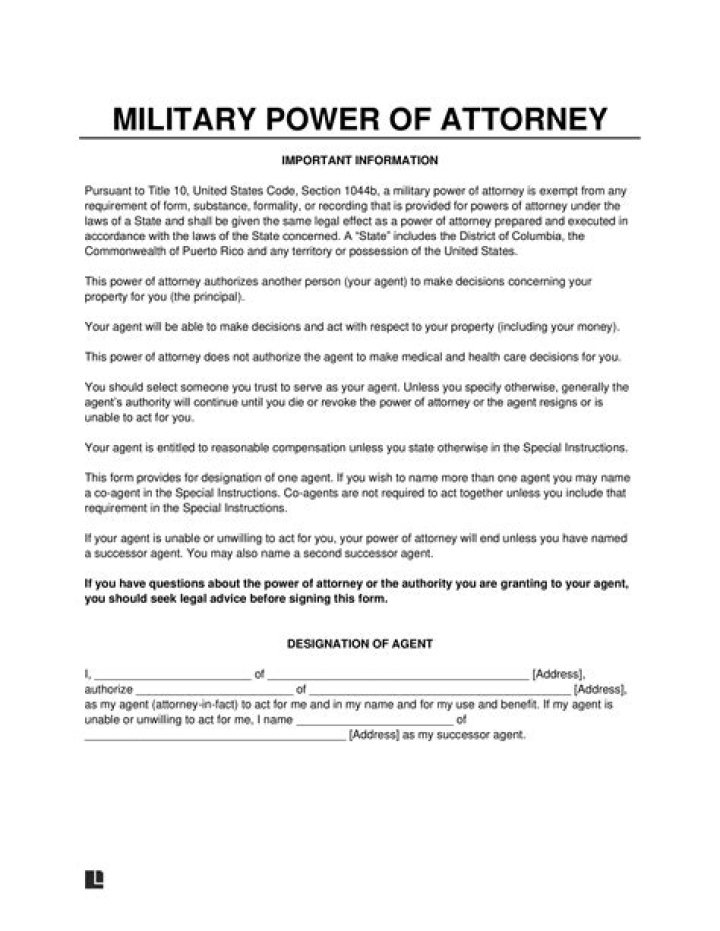 Can I get a POA while deployed?