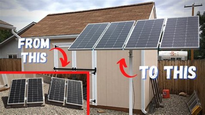Can I install solar panel on backyard?