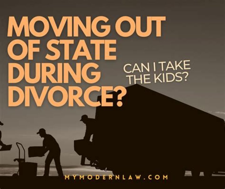 Can I move out of state during divorce?