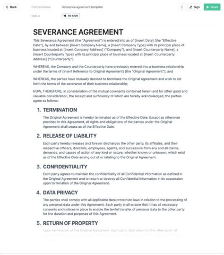 Can I negotiate my own severance agreement?