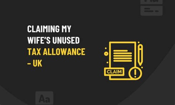 Can I use my wifes unused tax allowance?