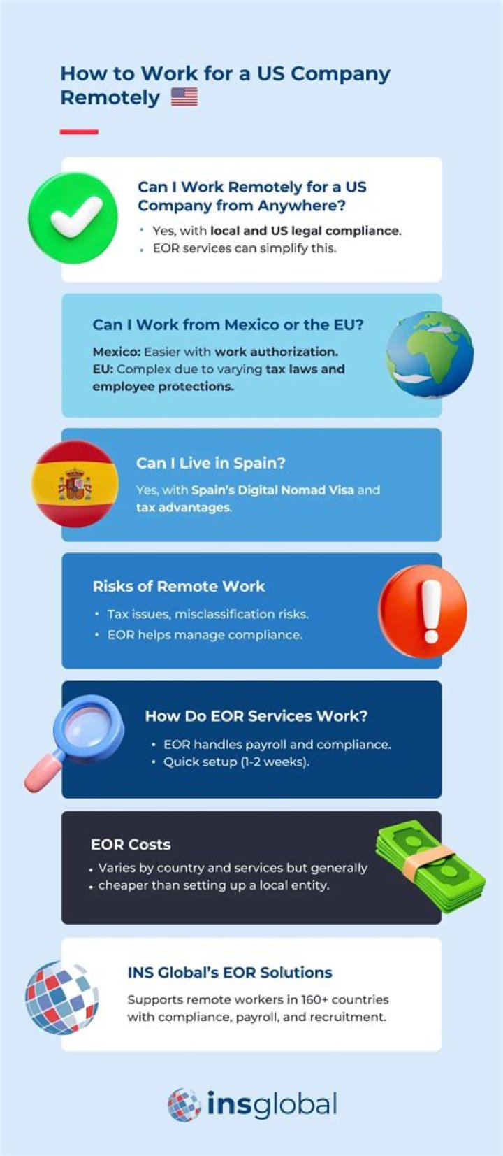 Can I work for a US company and live in Europe?