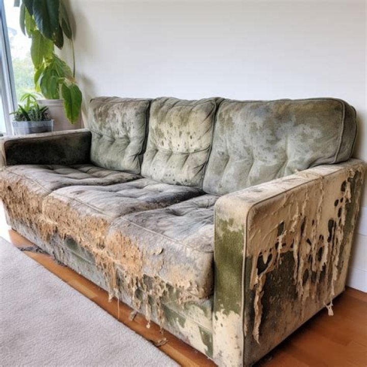 Can mold be cleaned off furniture?
