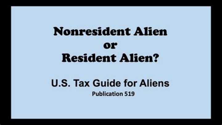Can non resident alien claim dependent?