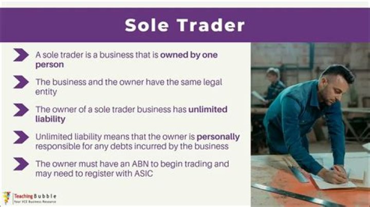 Can sole trader be employed UK?