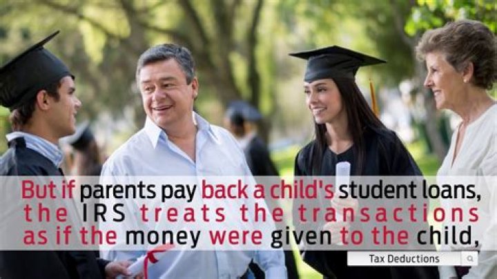 Can student deduct student loan interest paid by parents?