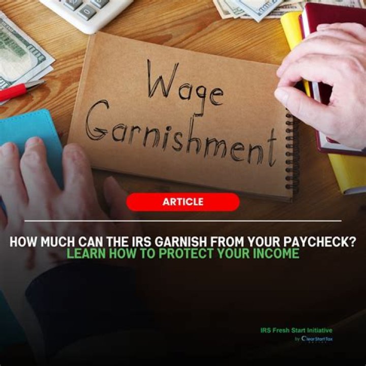 Can the IRS garnish my entire paycheck?