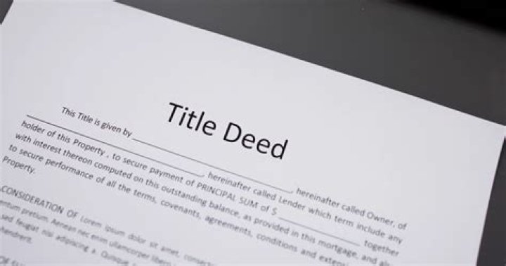 Can you be on deeds without mortgage?