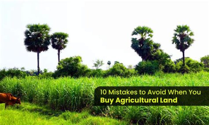 Can you buy agricultural land with a mortgage?