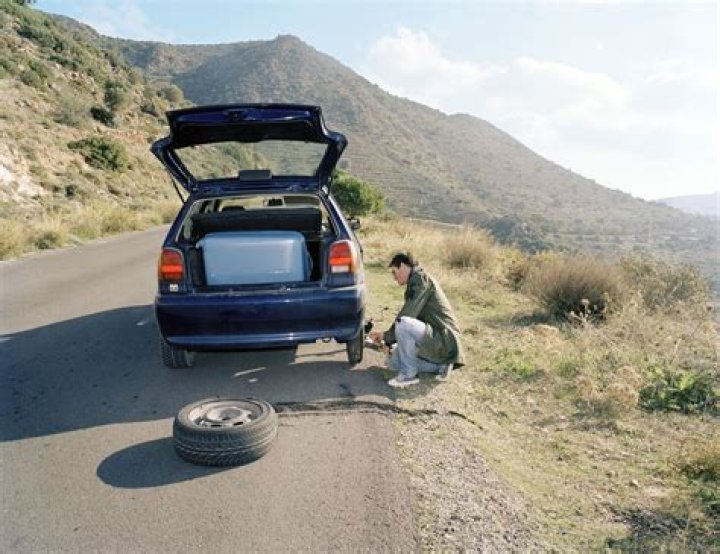 Can you change a tire on the side of the road?