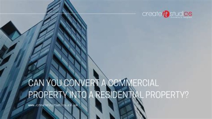 Can you convert a commercial building into a home?