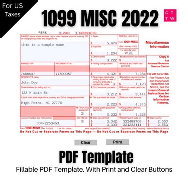 Can you download 1099 MISC forms?