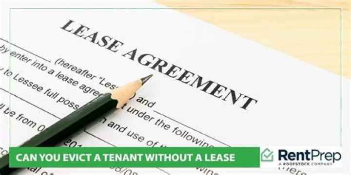 Can you evict a tenant without a lease in Ontario?