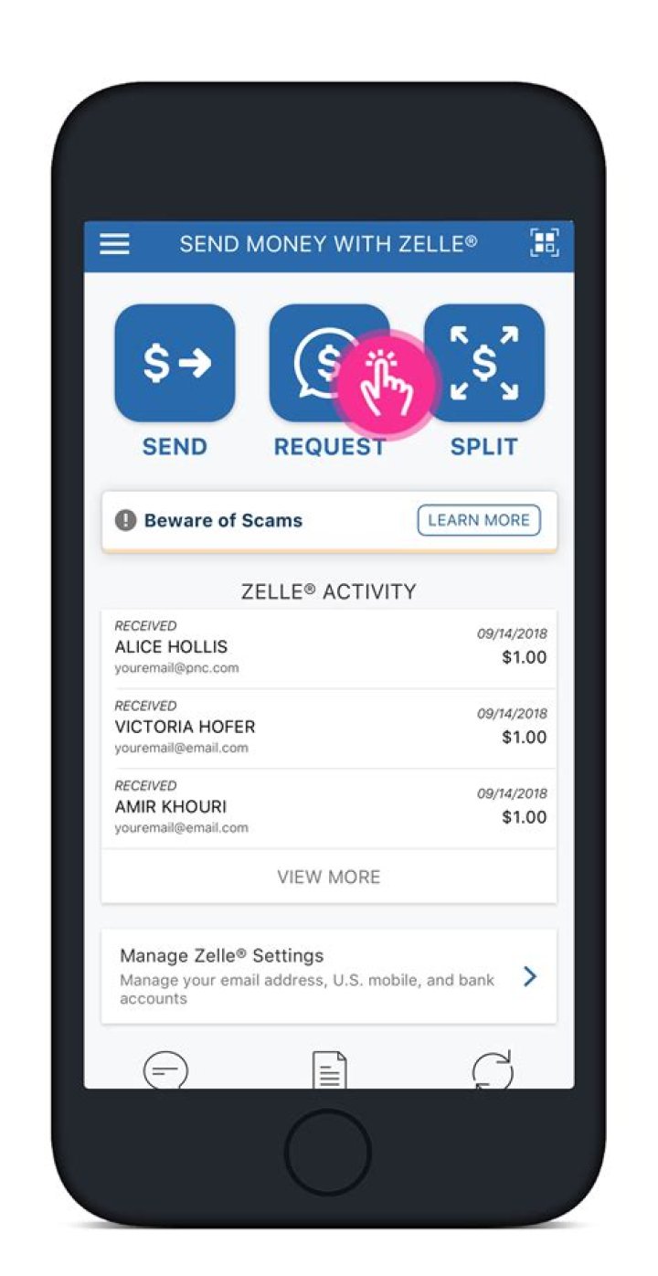 Can you pay contractors via Zelle?