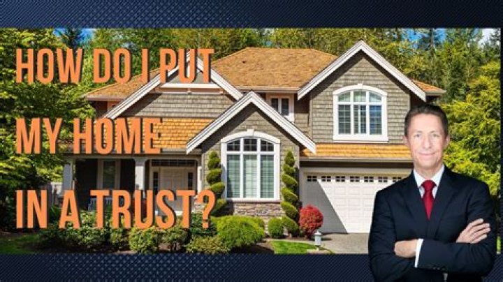 Can you put your house in a trust by yourself?