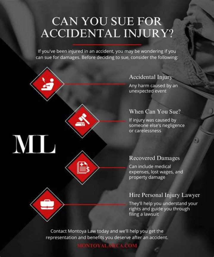 Can you sue for accidental injury?