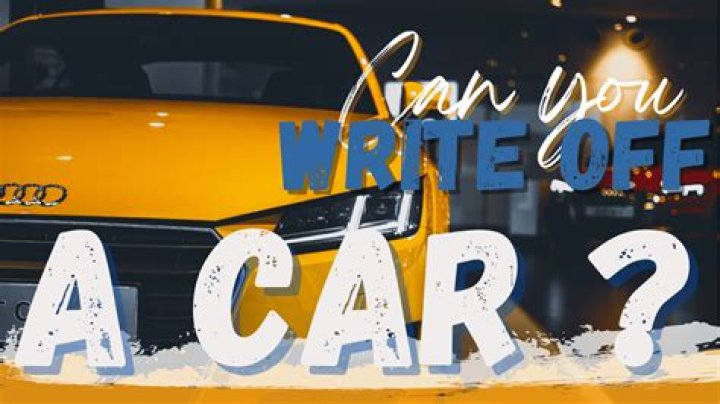 Can you write off a used vehicle?