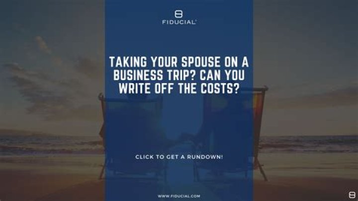 Can you write off spouse?