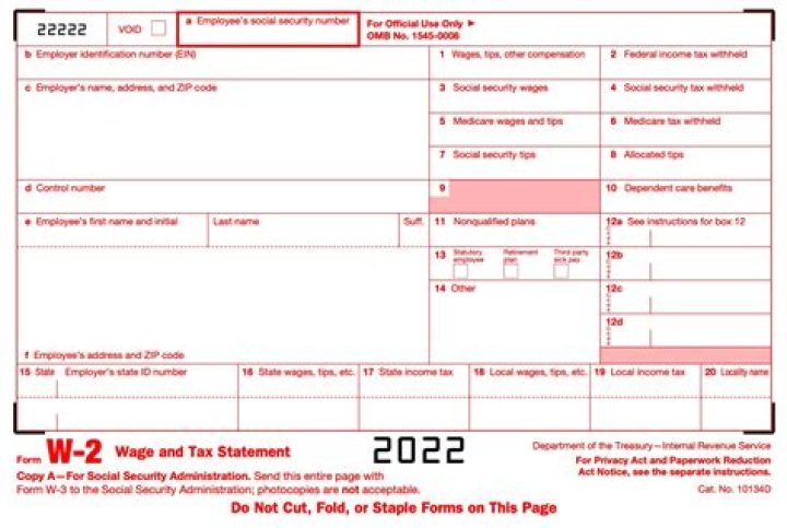 Did I not receive my W2 from Social Security?