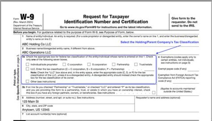 Do Canadian companies need to complete a w9?