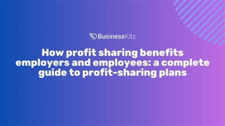 Do employers have to contribute to profit sharing plans?