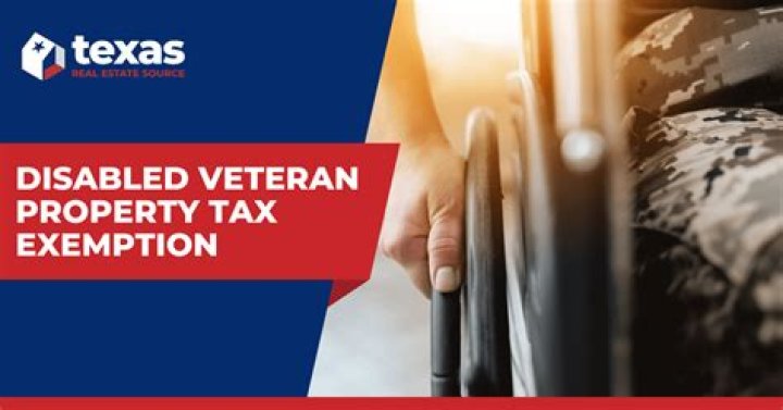 Do I get a tax break for being a disabled veteran?