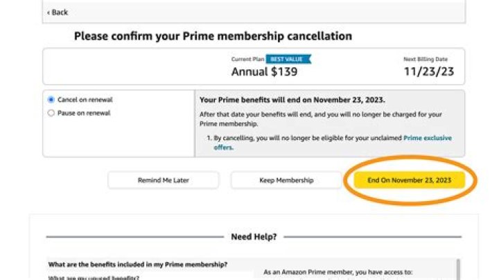 Do I get my money back if I cancel Amazon Prime?