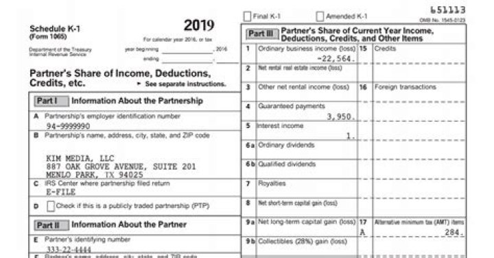 Do I need a K1 to file my taxes?