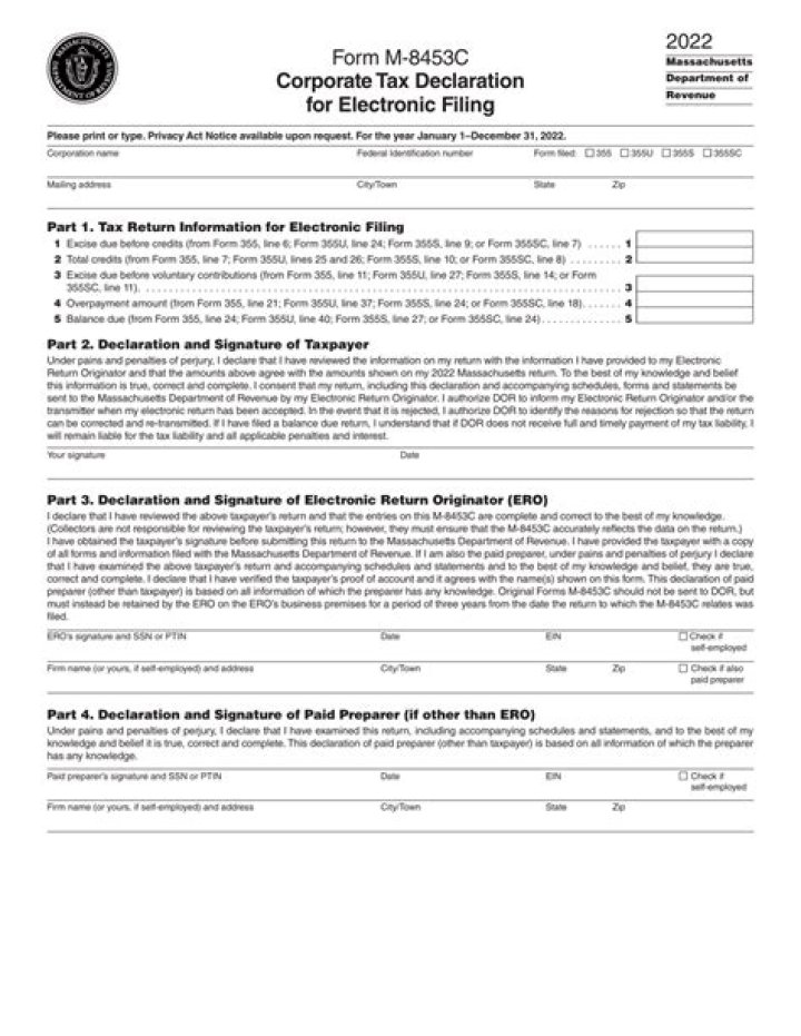 Do I need to file a Massachusetts corporate tax return?