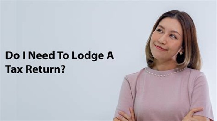 Do I need to lodge a tax return 2013?