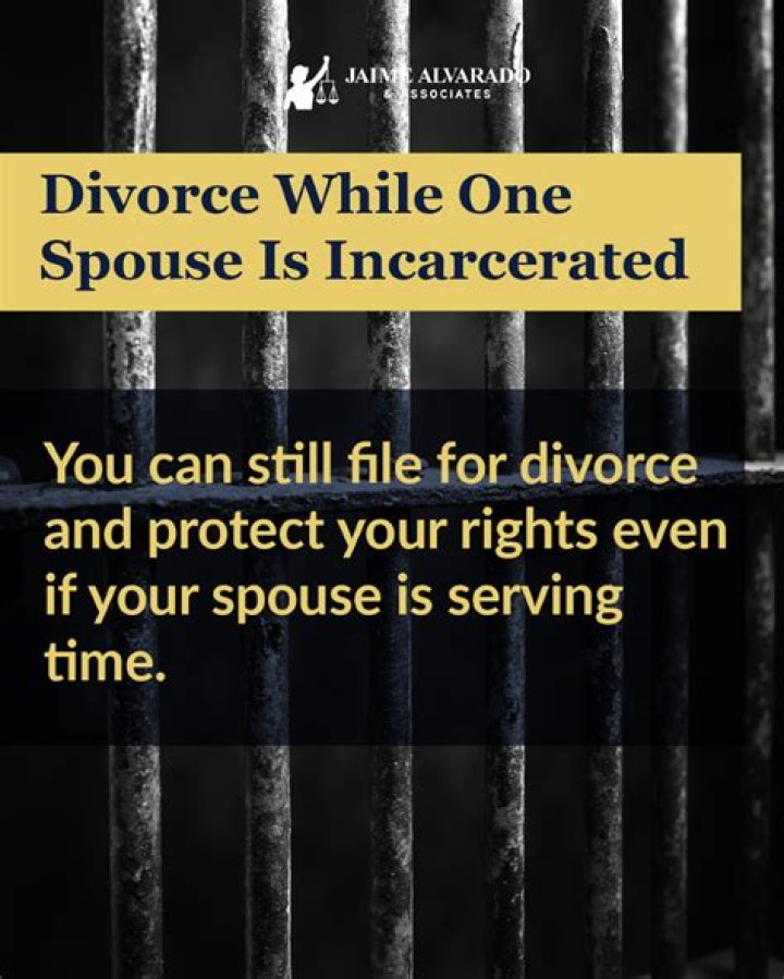 Do you divorce an incarcerated spouse?