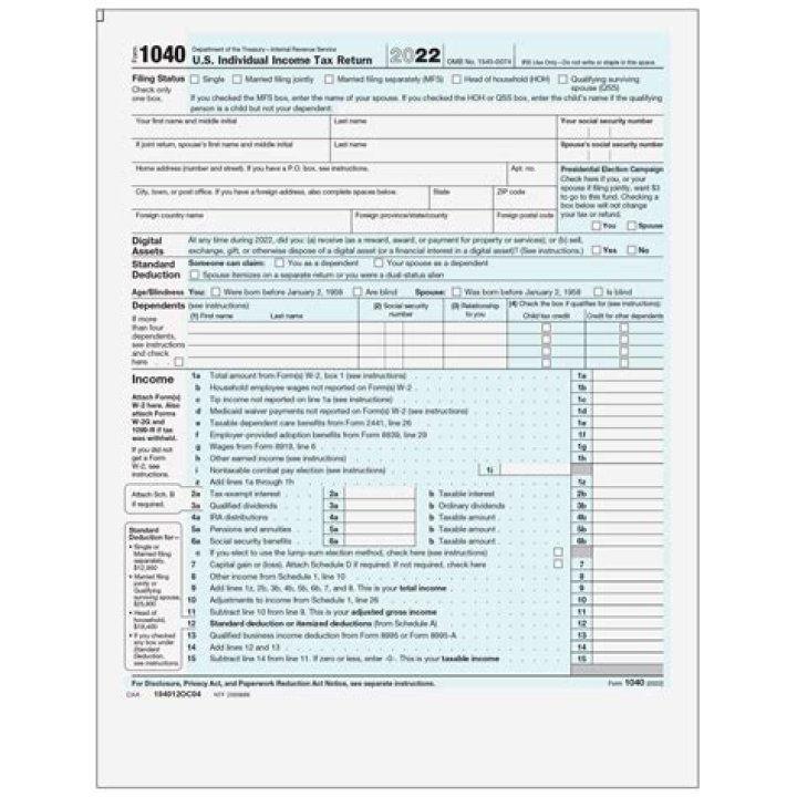 Do you file worksheets with tax return?
