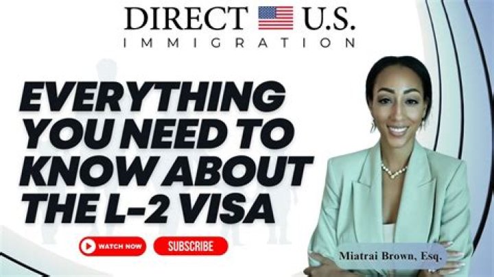 Do you have to be married to get an L2 visa?