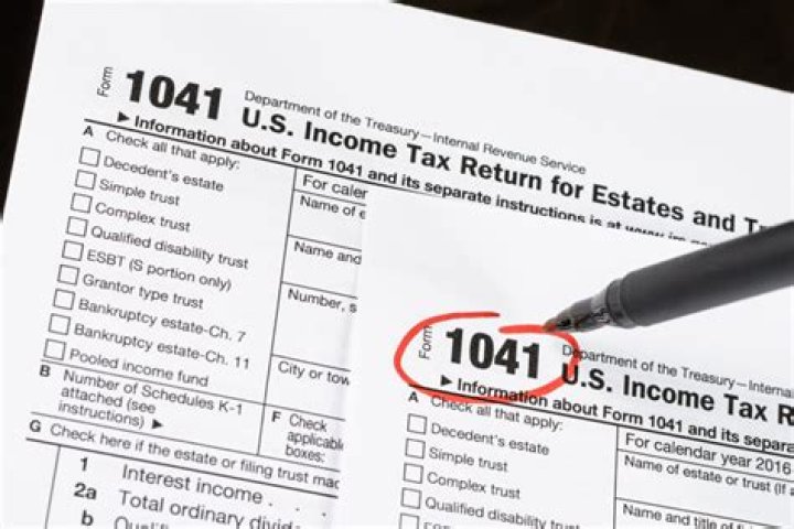 Do you have to file a 1041 tax return?