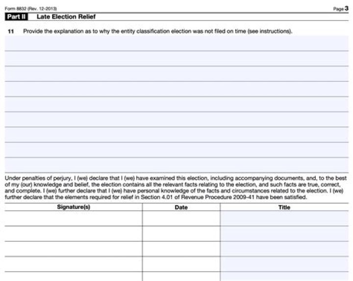Do you have to file Form 8832 every year?