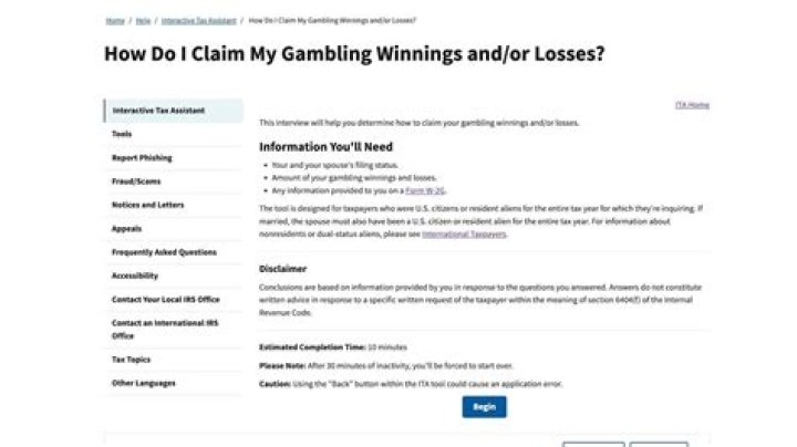 Do you have to live in Louisiana to claim gambling winnings?