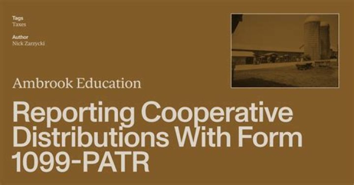 Do you have to report 1099-Patr?