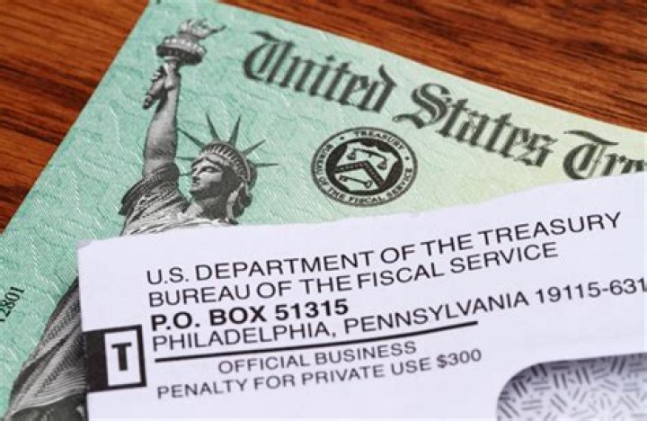 Does Department of Treasury sent me a check?