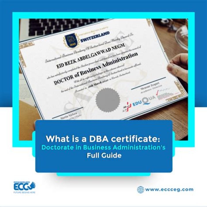 Does GA require a DBA?